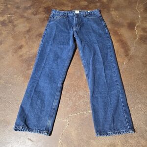 RedHead Brand Co Flannel Lined Medium Wash Jeans Men’s 34x30 Relaxed Fit